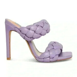 Steve Madden Kenley Lavender Braided Heels, Womens size 6.5